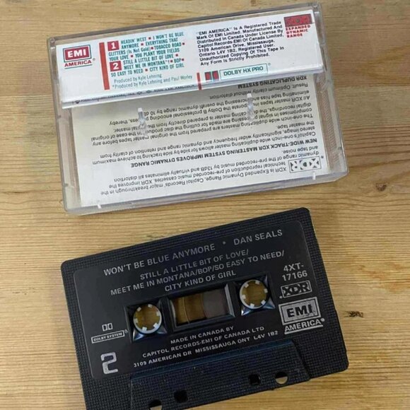 Dan Seals – Won't Be Blue Anymore Vintage Cassette Tapes C11 - Picture 2 of 2